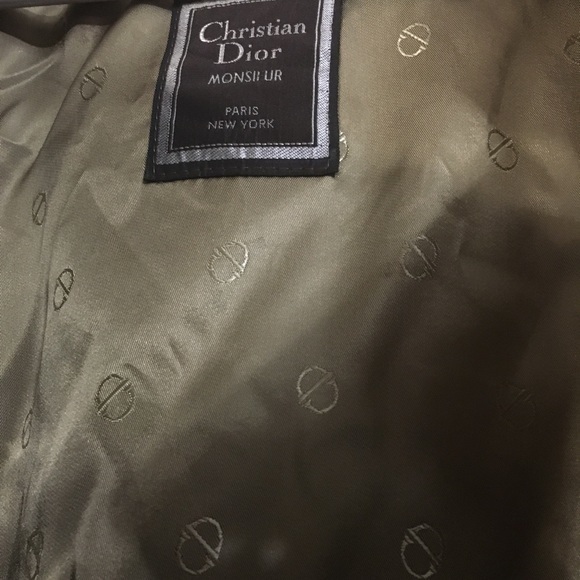 CHRISTIAN DIOR Men's Dark Academia Trench Coat Jacket 44R 44 - Picture 16 of 16